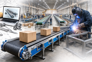 طراحی و تولید نوار نقاله یا کانوایر: از ایده تا اجرا