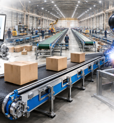 طراحی و تولید نوار نقاله یا کانوایر: از ایده تا اجرا