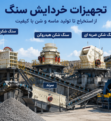 تجهیزات خردایش سنگ؛ معرفی کامل ماشین‌آلات خردایش در صنعت معدن